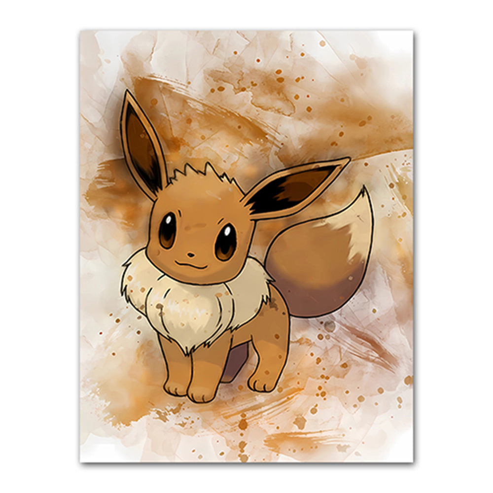 Amazon cartoon anime poster pokemon pokemon pikachu watercolor art children's decorative painting