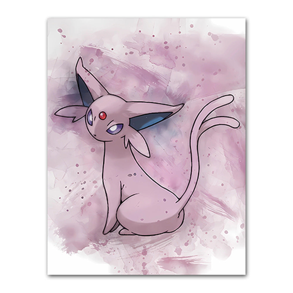 Pokemon - Watercolour painting Canvas