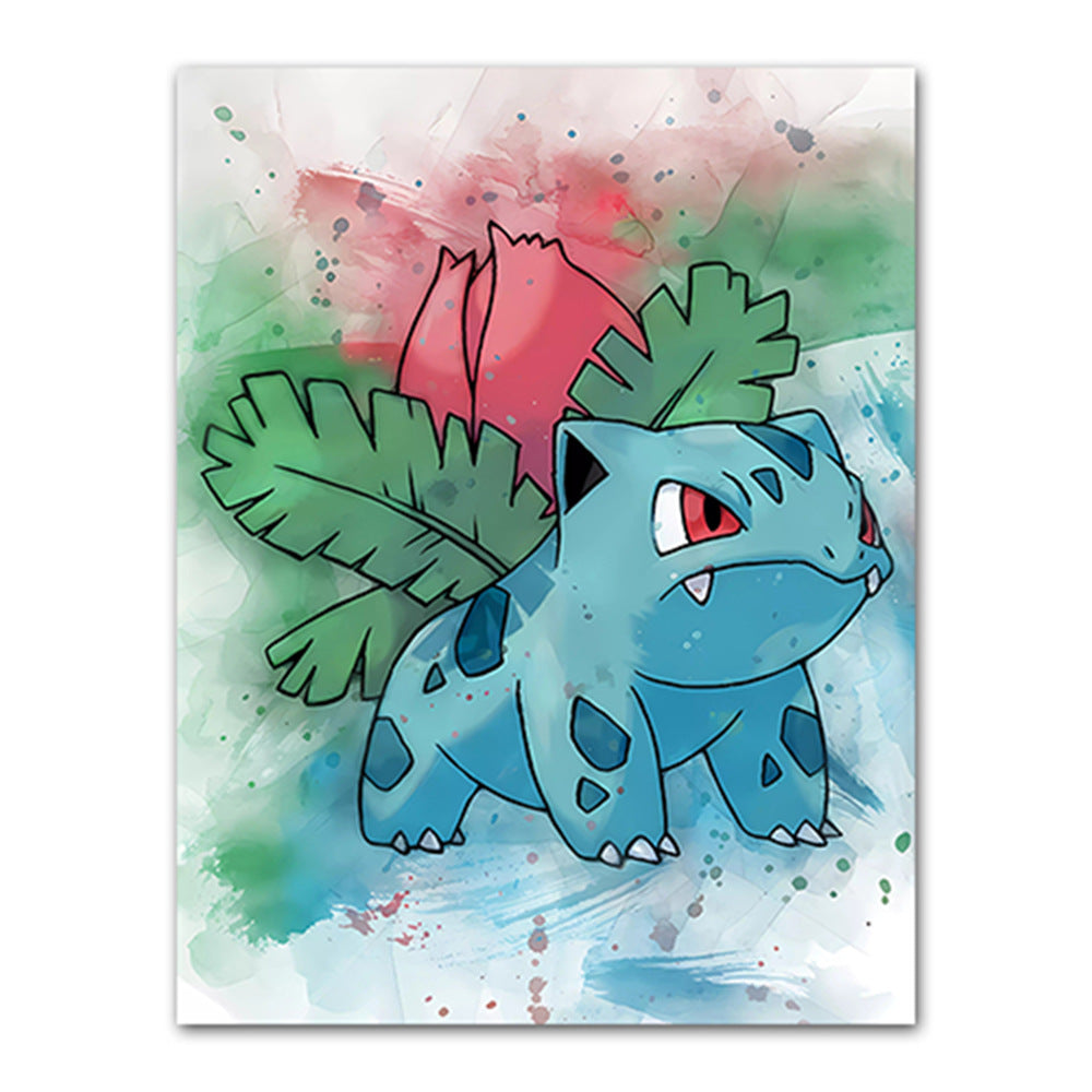Amazon cartoon anime poster pokemon pokemon pikachu watercolor art children's decorative painting
