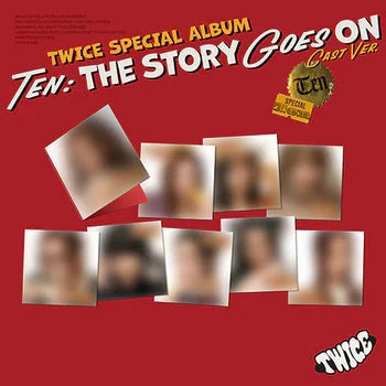 TWICE - TEN : THE STORY GOES ON (CAST VERSION) + BDM PHOTOCARD