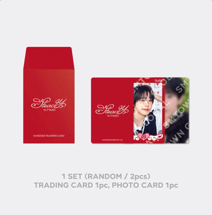 NCT WISH - RANDOM TRADING CARD SET ('LET'S GO STEADY' POP-UP MD)