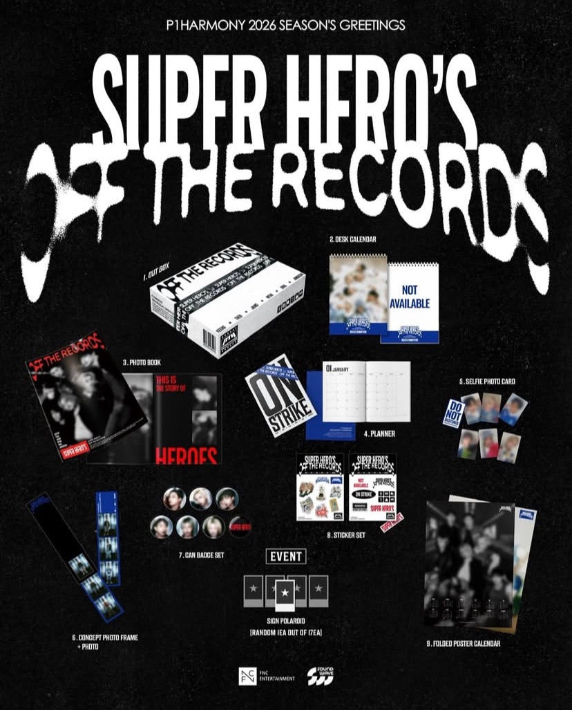 P1HARMONY - 2026 Season’s Greetings [SUPER HERO'S OFF THE RECORDS]