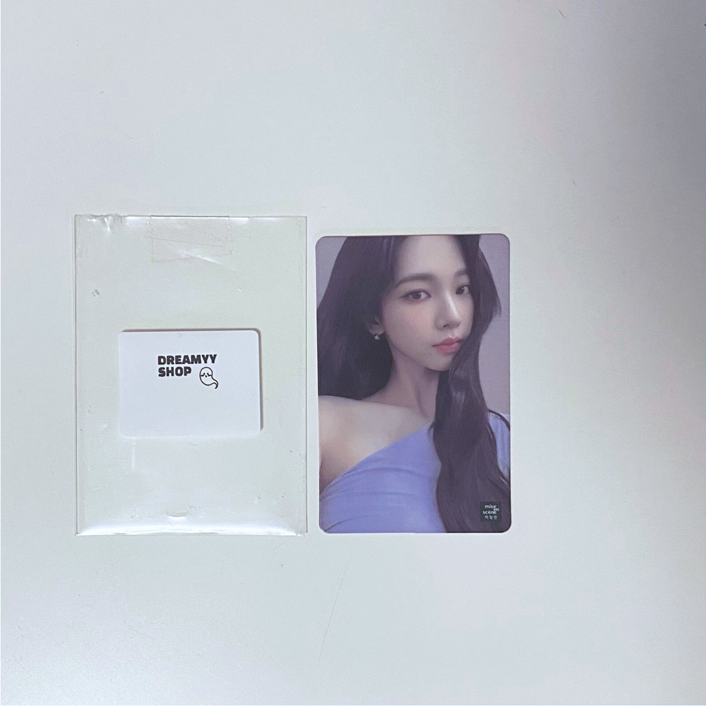 AESPA X MISEENSCENE HELLO BUBBLE OFFICIAL EVENT PHOTOCARD