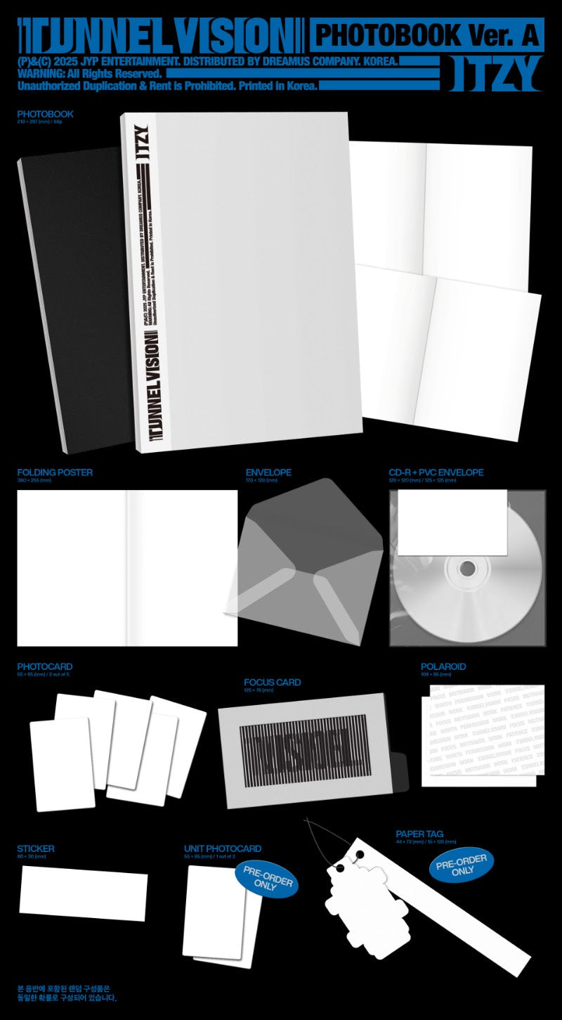 ITZY
11th Mini Album
[TUNNEL VISION]
(Photobook Ver.)