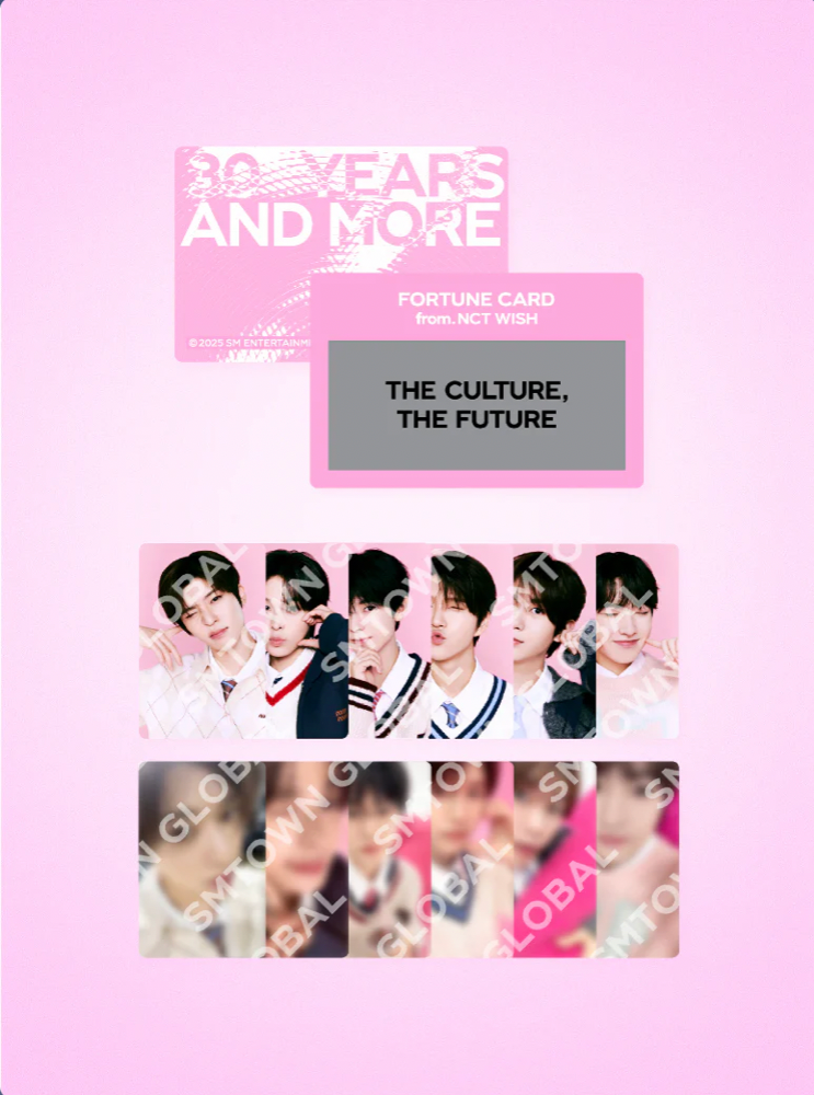 FORTUNE SCRATCH CARD SET - SMTOWN LIVE 2025 MD