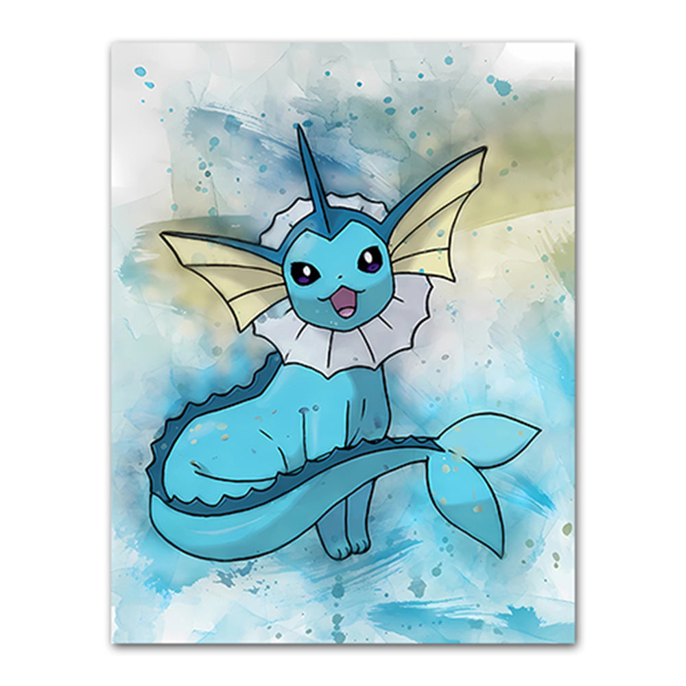 Pokemon - Watercolour painting Canvas