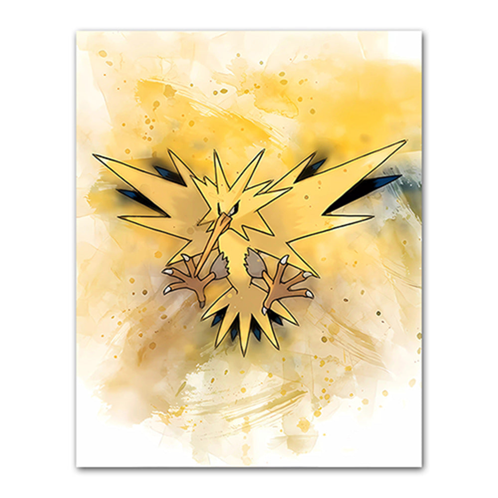 Pokemon - Watercolour painting Canvas