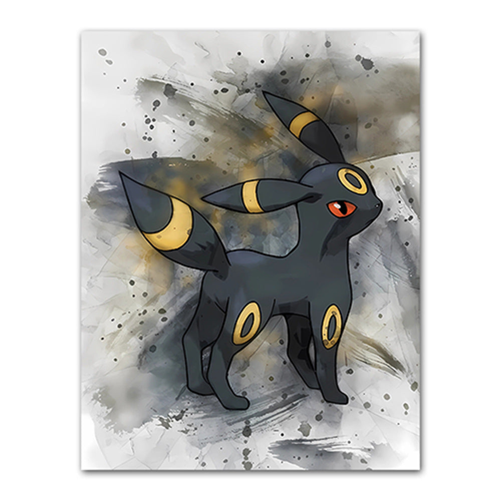 Pokemon - Watercolour painting Canvas