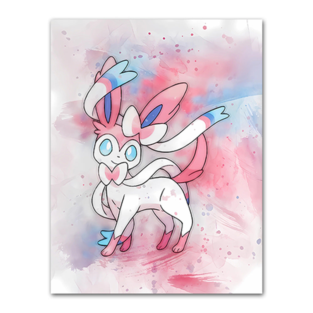 Pokemon - Watercolour painting Canvas