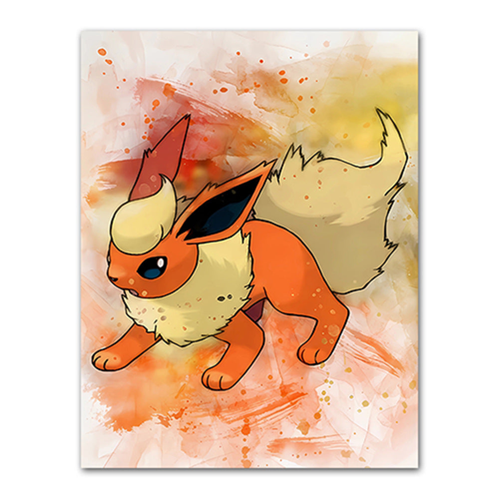 Pokemon - Watercolour painting Canvas
