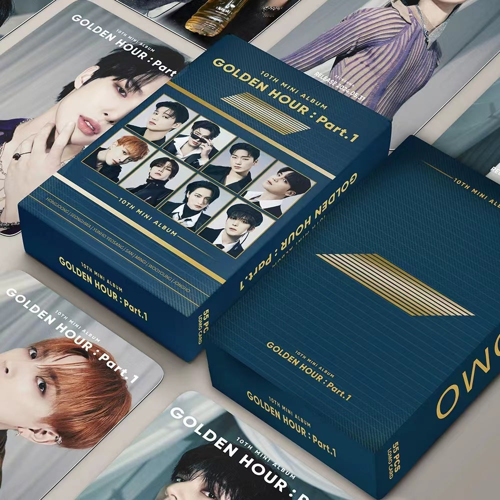 ATEEZ - 10TH MINI ALBUM Golden hour: PART.1 Lomocards