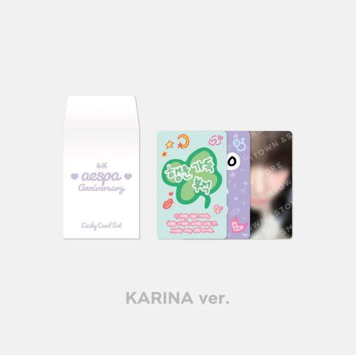 AESPA - LUCKY CARD SET (4TH ANNIVERSARY)