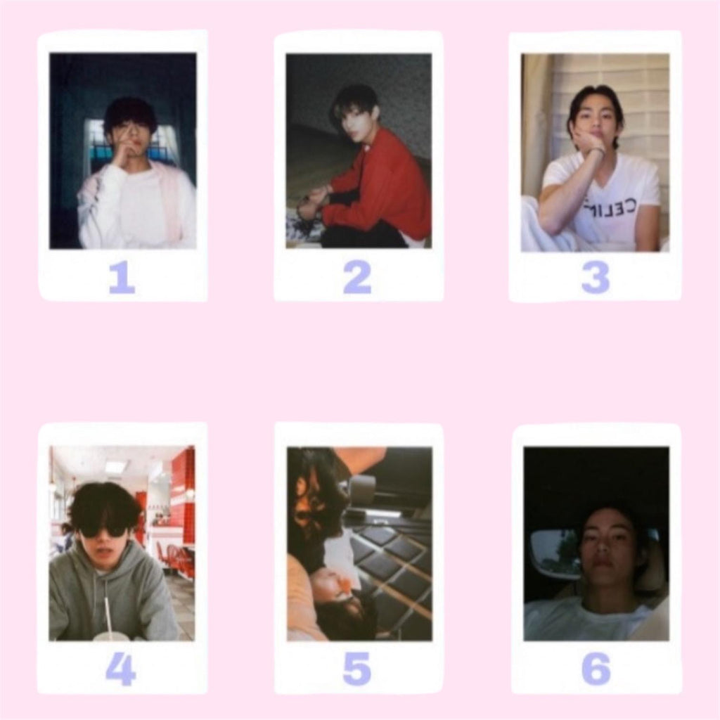 BTS polaroids / Bf material polaroids