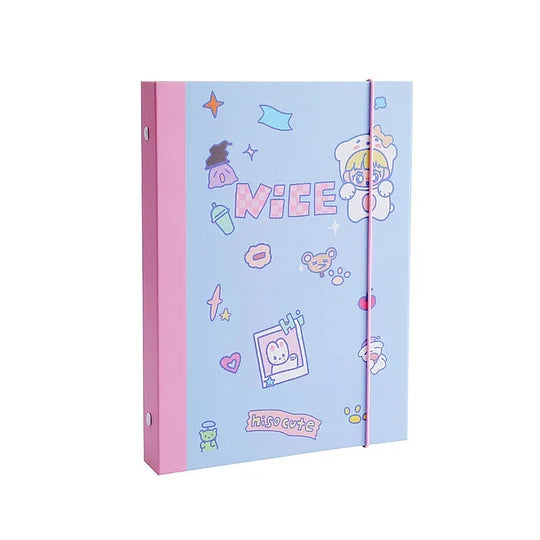A5 Blue / Pink Binder