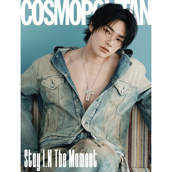 [Magazine] [25-11-25] COSMOPOLITAN 2025.12 C Type (Cover : Stray Kids : I.N / Content : Stray Kids : I.N 20p, &TEAM 10p, NMIXX : JIWOO 4p)